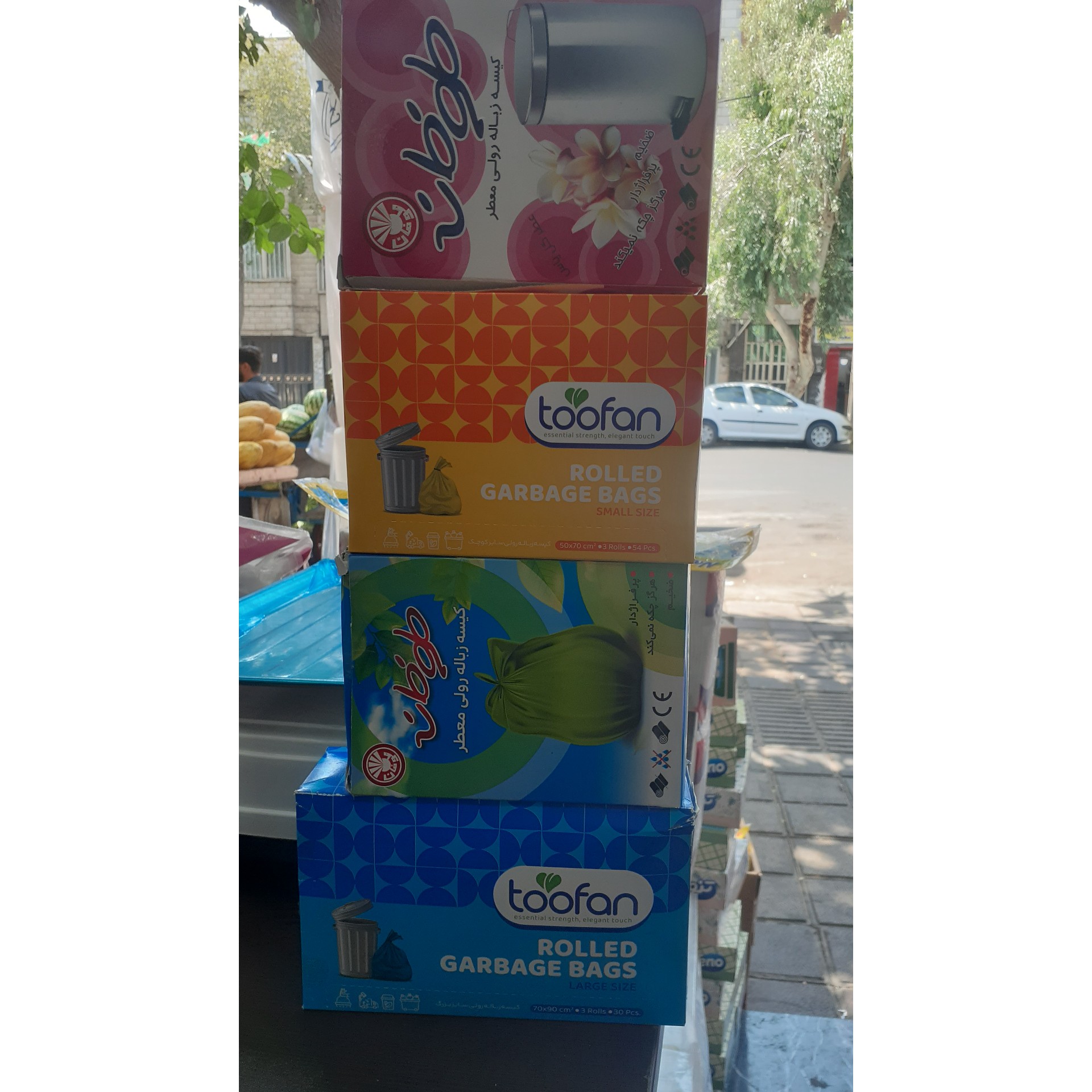 کیسه زباله رولی معطر تمیزی بیشتر با دردسر کمتر