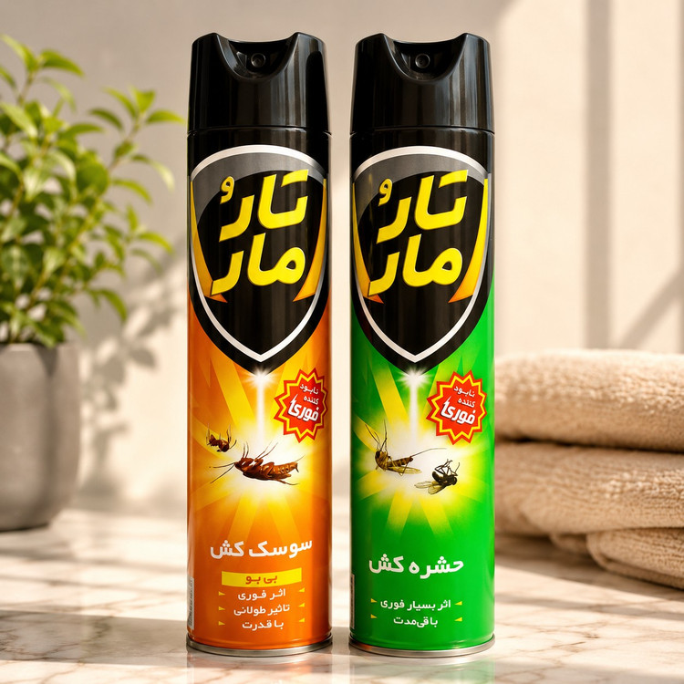 حشرهکش تار و مار مقابله با حشرات مزاحم