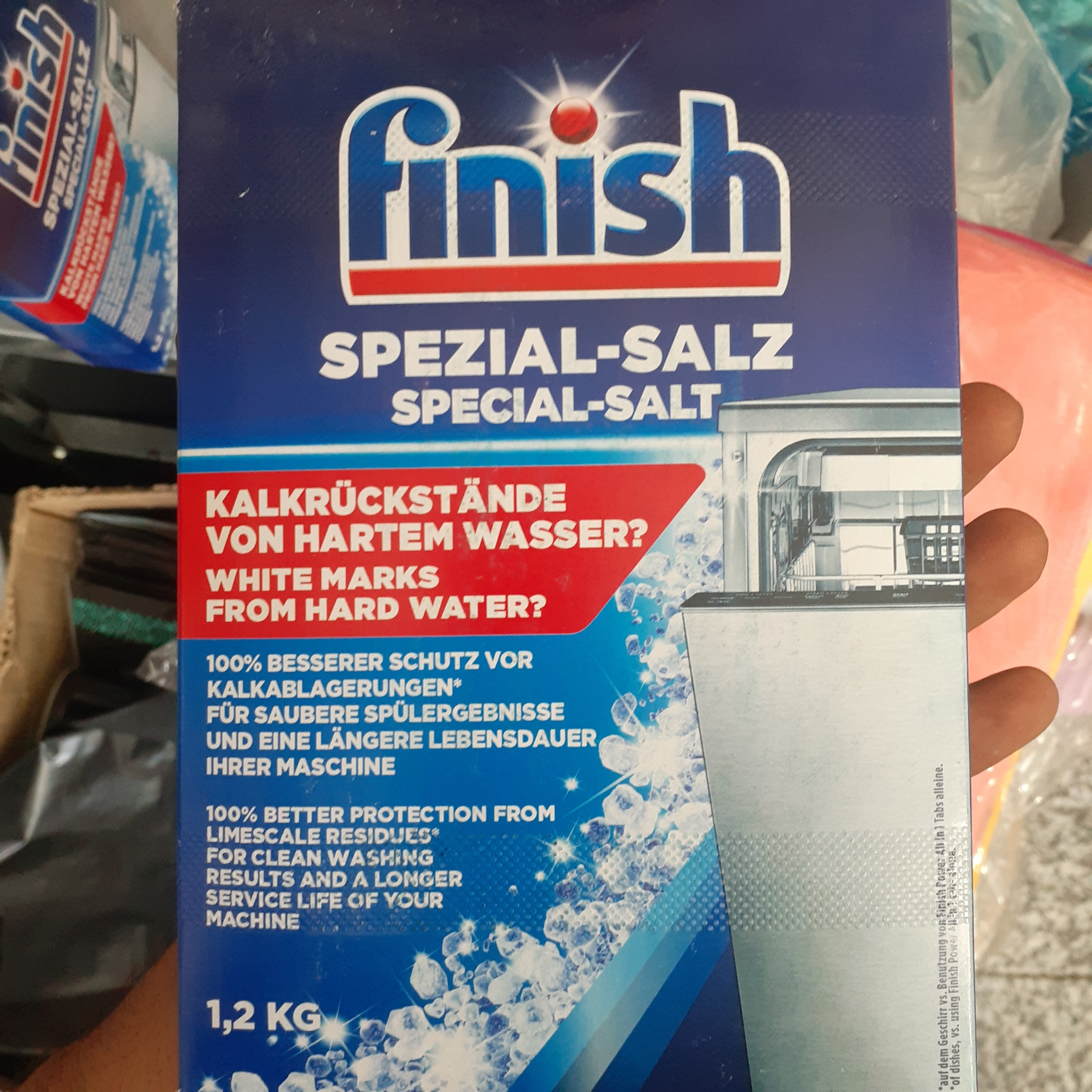 نمک ماشین ظرفشویی فینیش Finish ضد رسوب و محافظ ماشین ظرفشویی