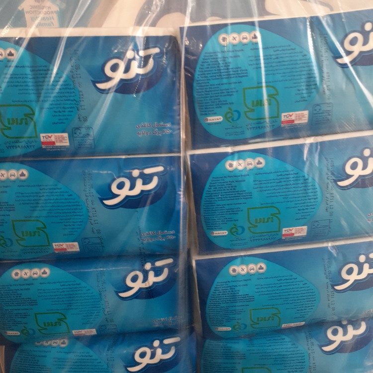 دستمال کاغذی تنو 8 بسته 2 لایه 250 برگ ویژه اقتصادی