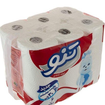 دستمال حوله ای تنو 6رول 3لایه